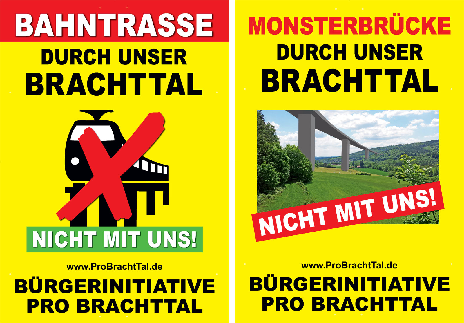 Brachttals BI Pro BrachtTal e.V. - neue Plakate